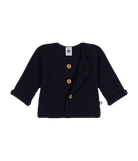 CHILDREN'S APPAREL Baby Cardigan in Navy Petit Bateau