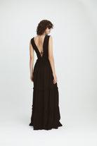 Dresses Maria Cher Cumbre Natalie Long Dress in Black Maria Cher