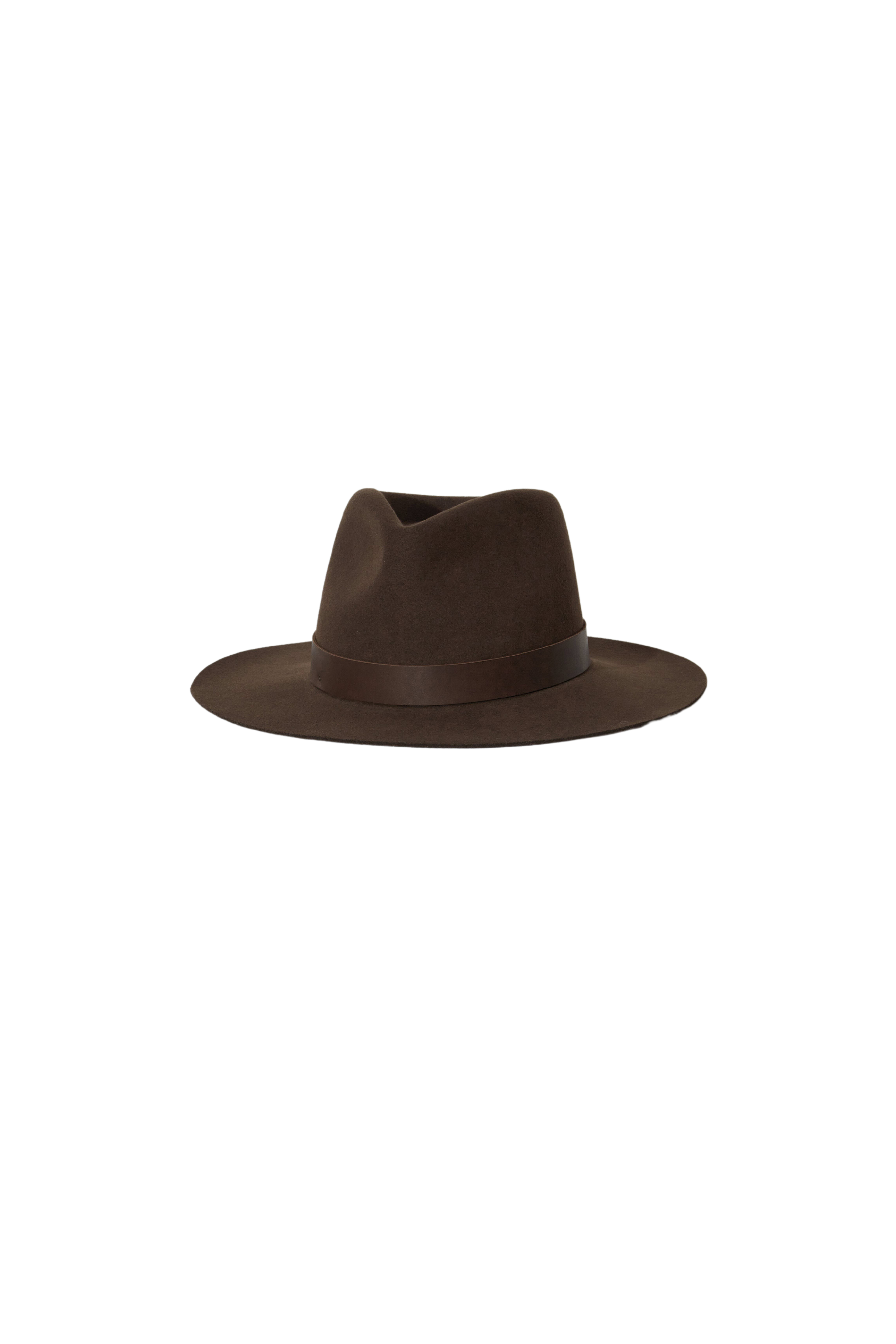 HATS ROSS HAT IN CHOCOLATE Janessa Leone