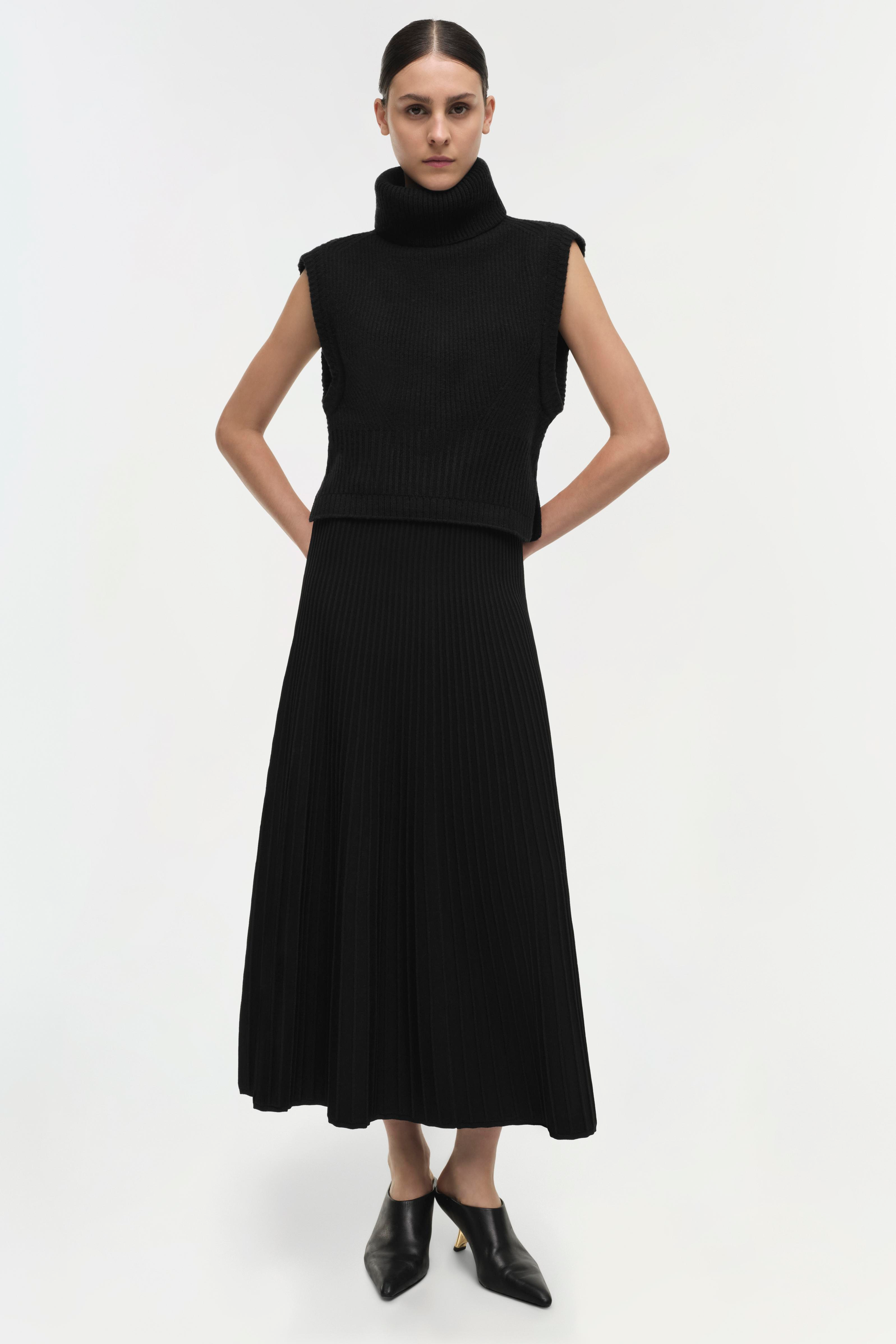 SKIRTS Chiara Midi Skirt in Black Simkhai