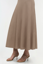 SKIRTS Chiara Midi Skirt in Oat Simkhai