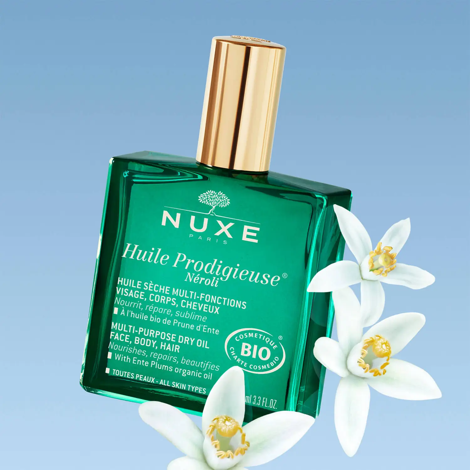 Hair + Skin Nuxe Huile Prodigieuse Multi Purpose Oil in Neroli Nuxe