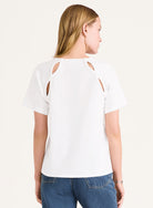 BLOUSES/SHIRTS/TOPS Solace Jersey Top in White Merlette