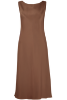 DRESSES/JUMPSUITS Suite Tank Dress in Bronze Peter Cohen