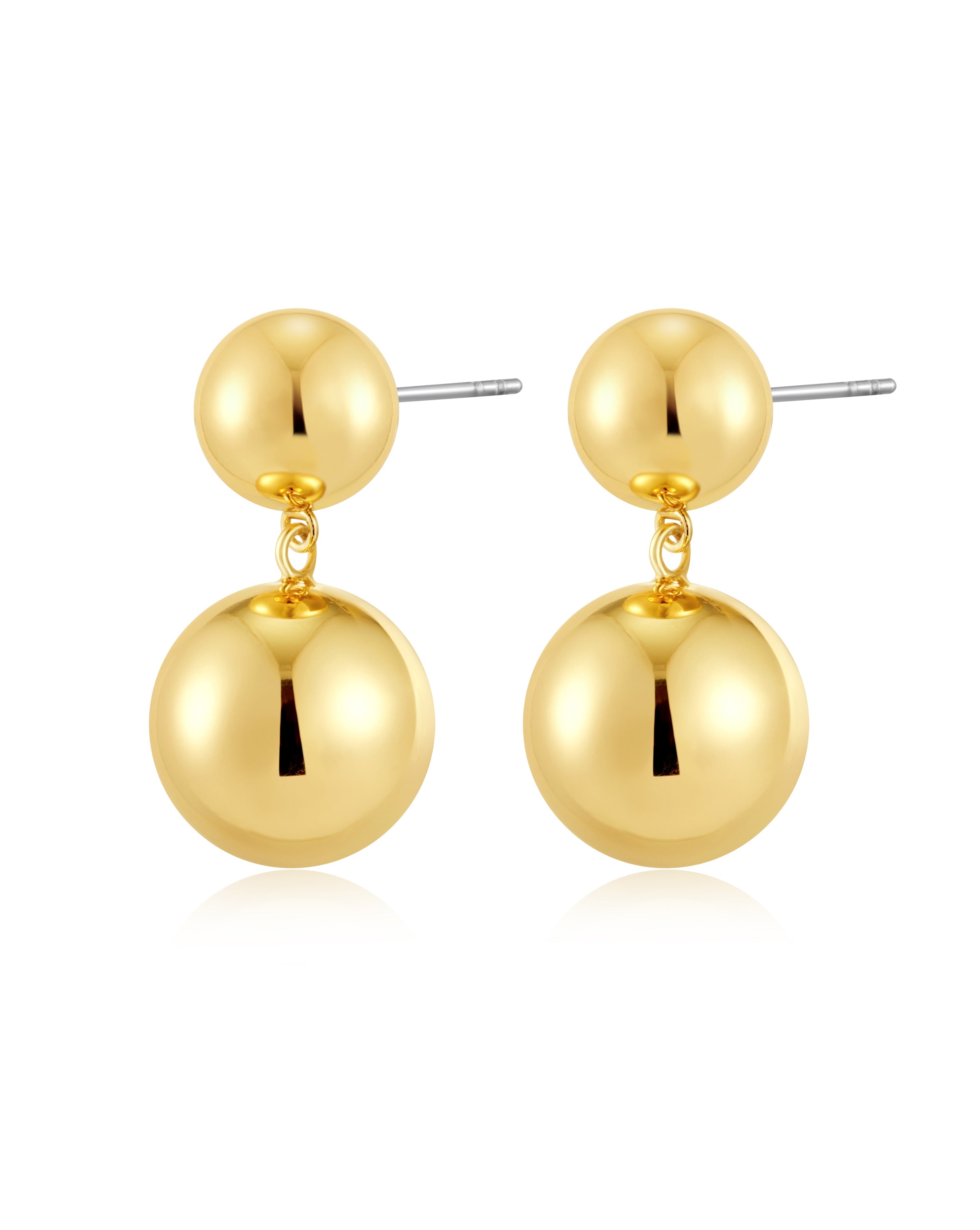 FASHION JEWELRY Double Ball Earring Luv Aj