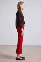 PANTS/SHORTS Rene Pull On Pant in Deep Red Apiece Apart