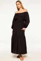 DRESSES/JUMPSUITS Yasenia Dress in Black Misa