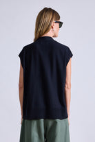 BLOUSES/SHIRTS/TOPS Bardi Drippy Vest in Black Apiece Apart