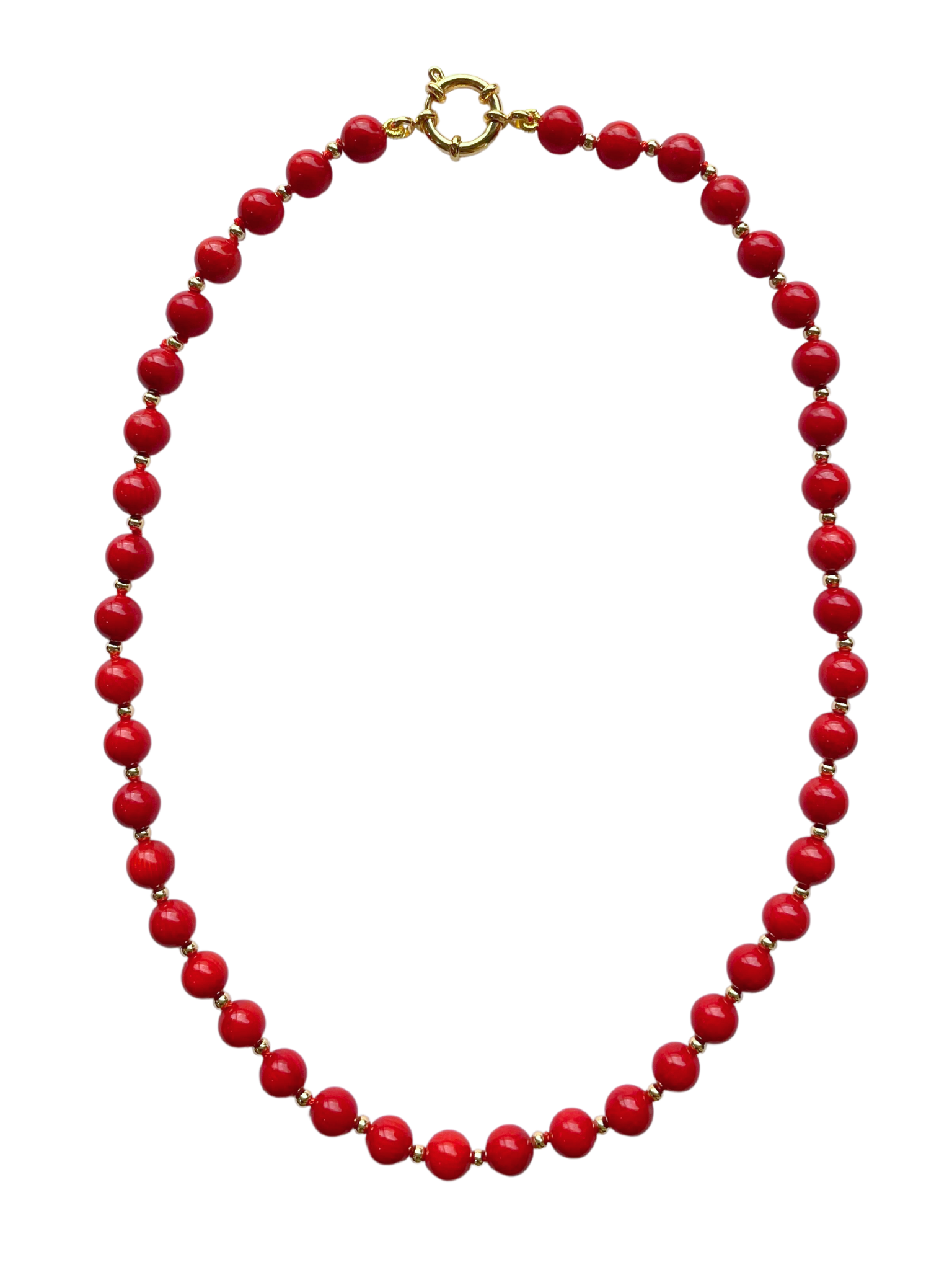 FASHION JEWELRY Coral Beaded Necklace Teressa Shepherd