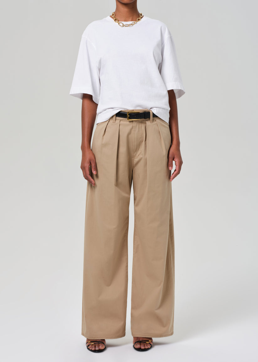 PANTS/SHORTS Petra Pleated Trouser in Catalina Citizens of Humanity