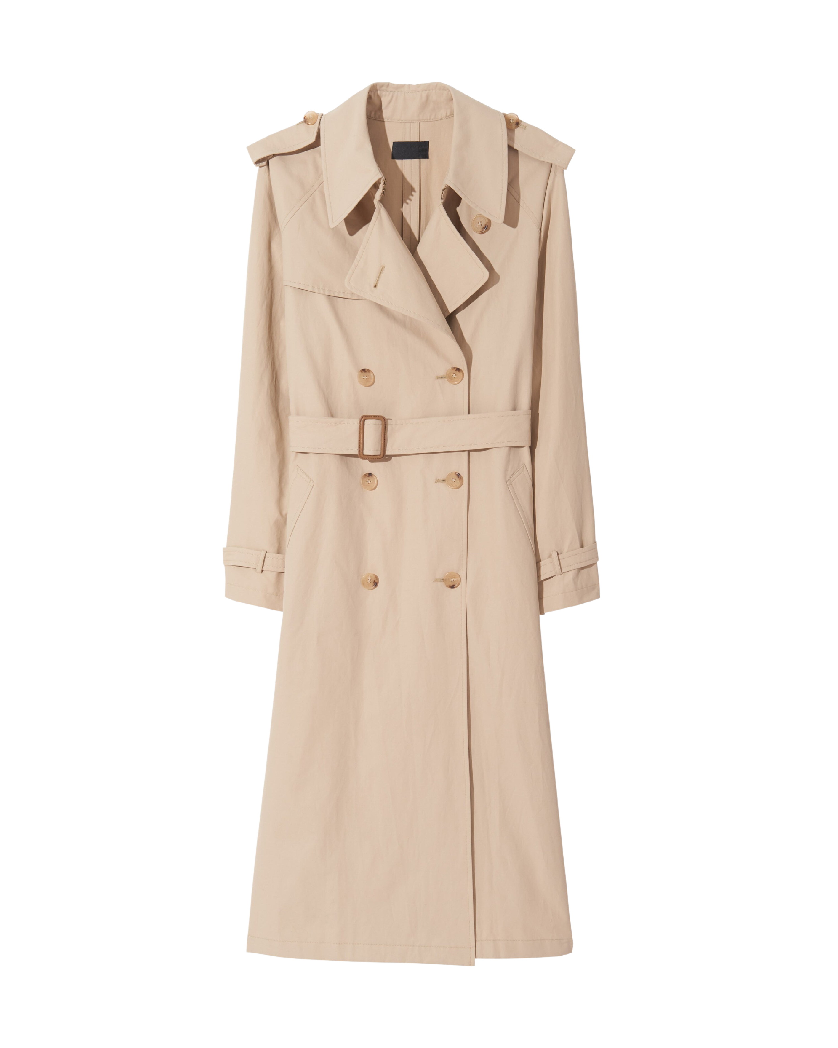 Jackets Nili Lotan Tanner Trench Coat in Khaki Nili Lotan