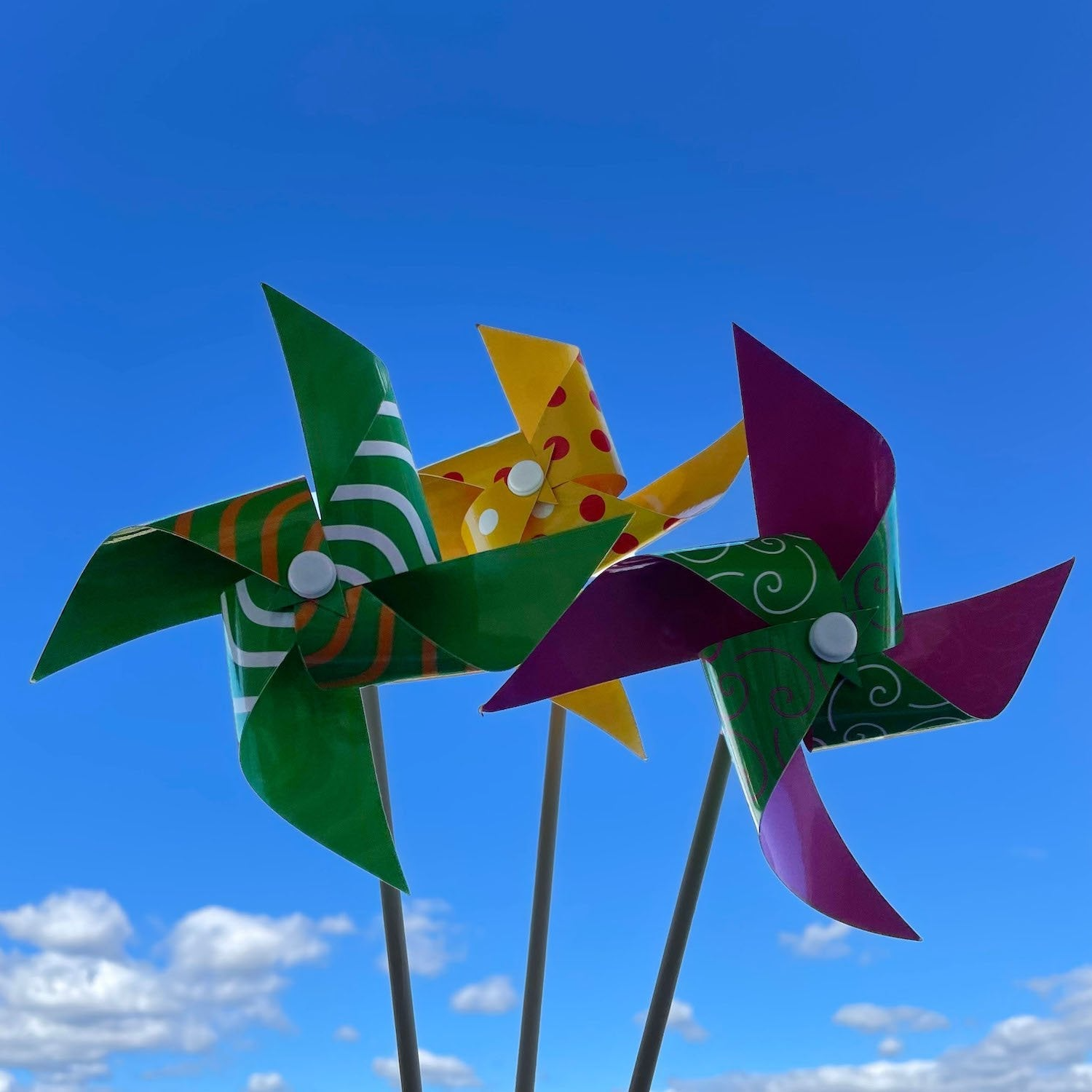 CHILDREN'S PLAY BIG WHEELS - PINWHEELS JACK RABBIT CREATIONS, INC