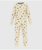 CHILDREN'S APPAREL Scooter PJs in Cream Petit Bateau