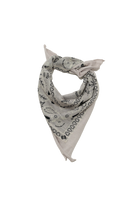 Scarves Organic by John Patrick Cashmere Bandana in Light Grey Organic by John Patrick