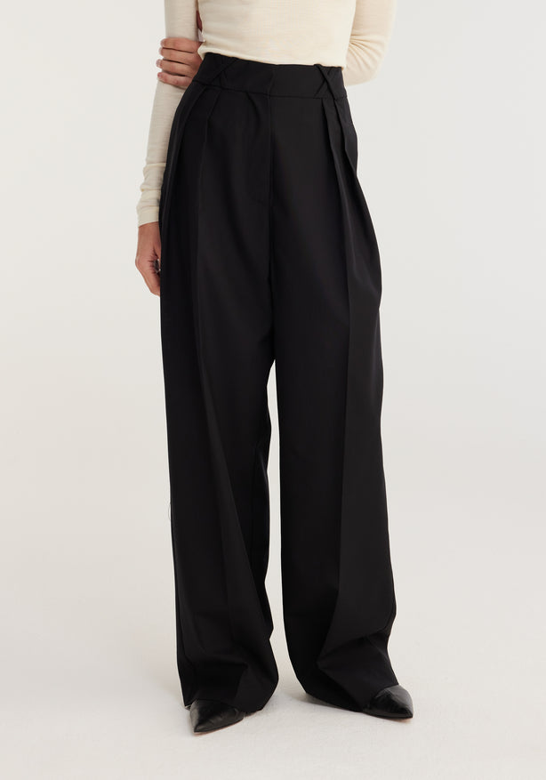 PANTS/SHORTS WIDE LEG TROUSERS ROHE