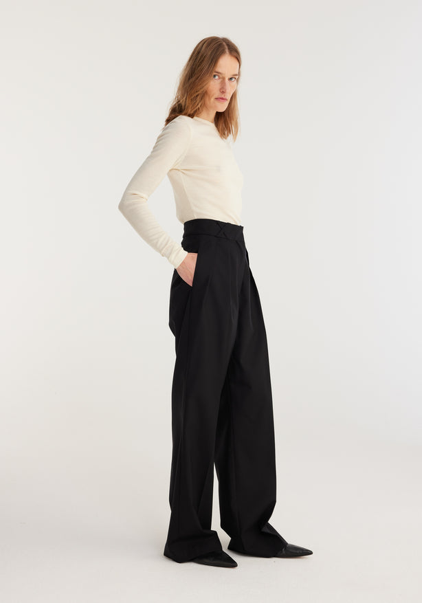 PANTS/SHORTS WIDE LEG TROUSERS ROHE