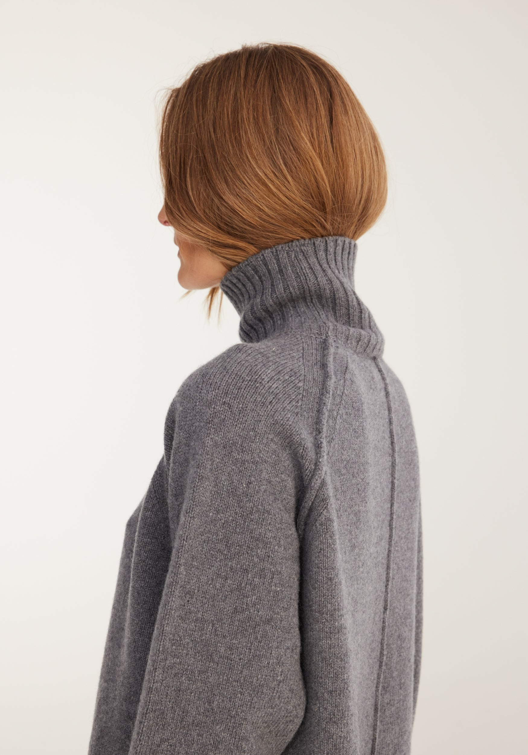 SWEATERS WOOL CASHMERE TURTLENECK ROHE