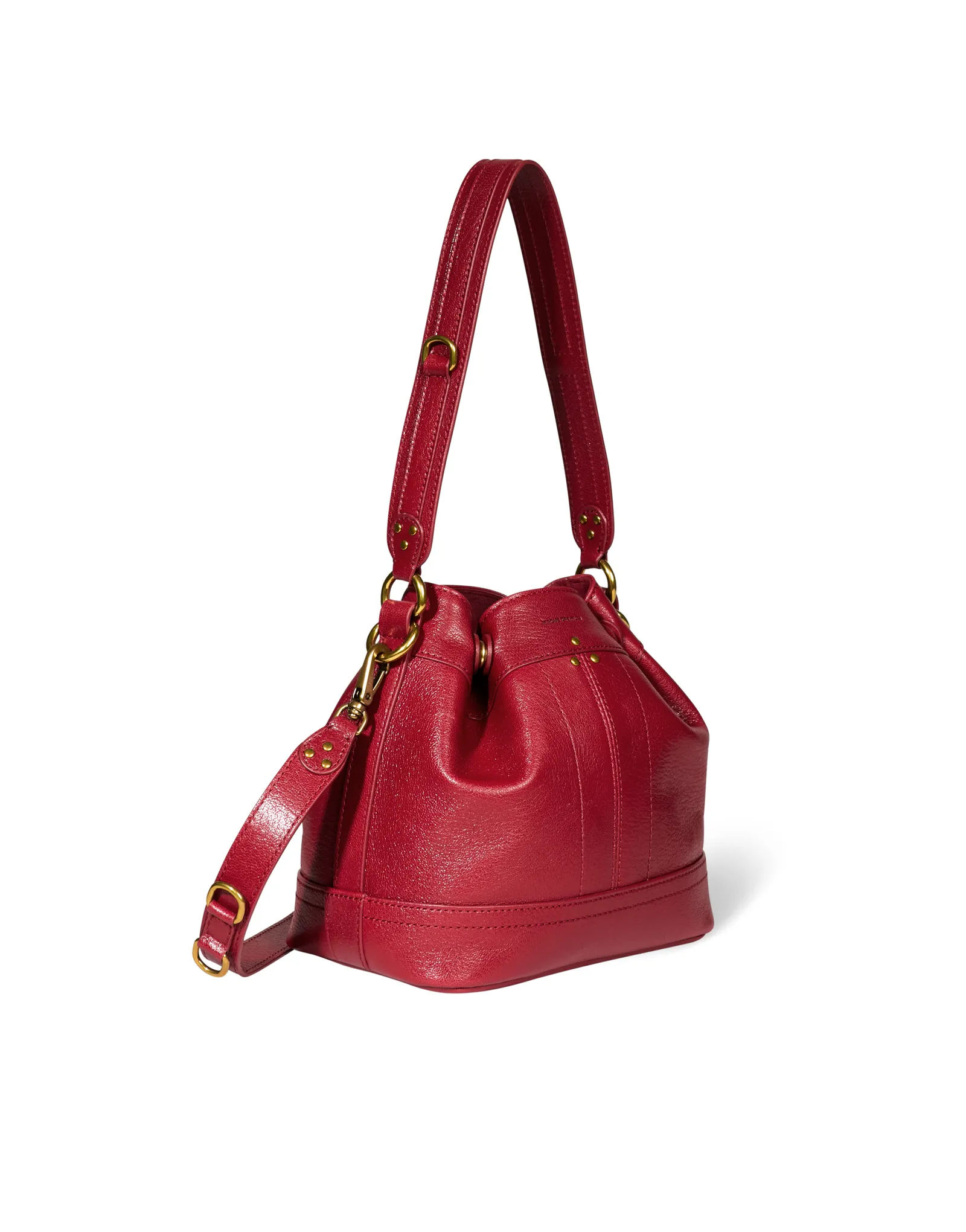 HANDBAGS Small Ben Handbag in Ruby Jerome Dreyfuss