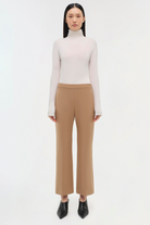 PANTS/SHORTS MACKENZIE STRAIGHT LEG PANT IN CAMEL Simkhai