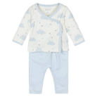 CHILDREN'S APPAREL Baby Clouds Pant Set in Blue Kissy Kissy