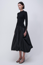 DRESSES/JUMPSUITS KENLIE MOCK NECK MIDI DRESS Simkhai