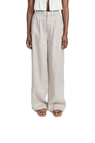 Pants Enza Costa Linen Wide Leg Pants in Mist Enza Costa