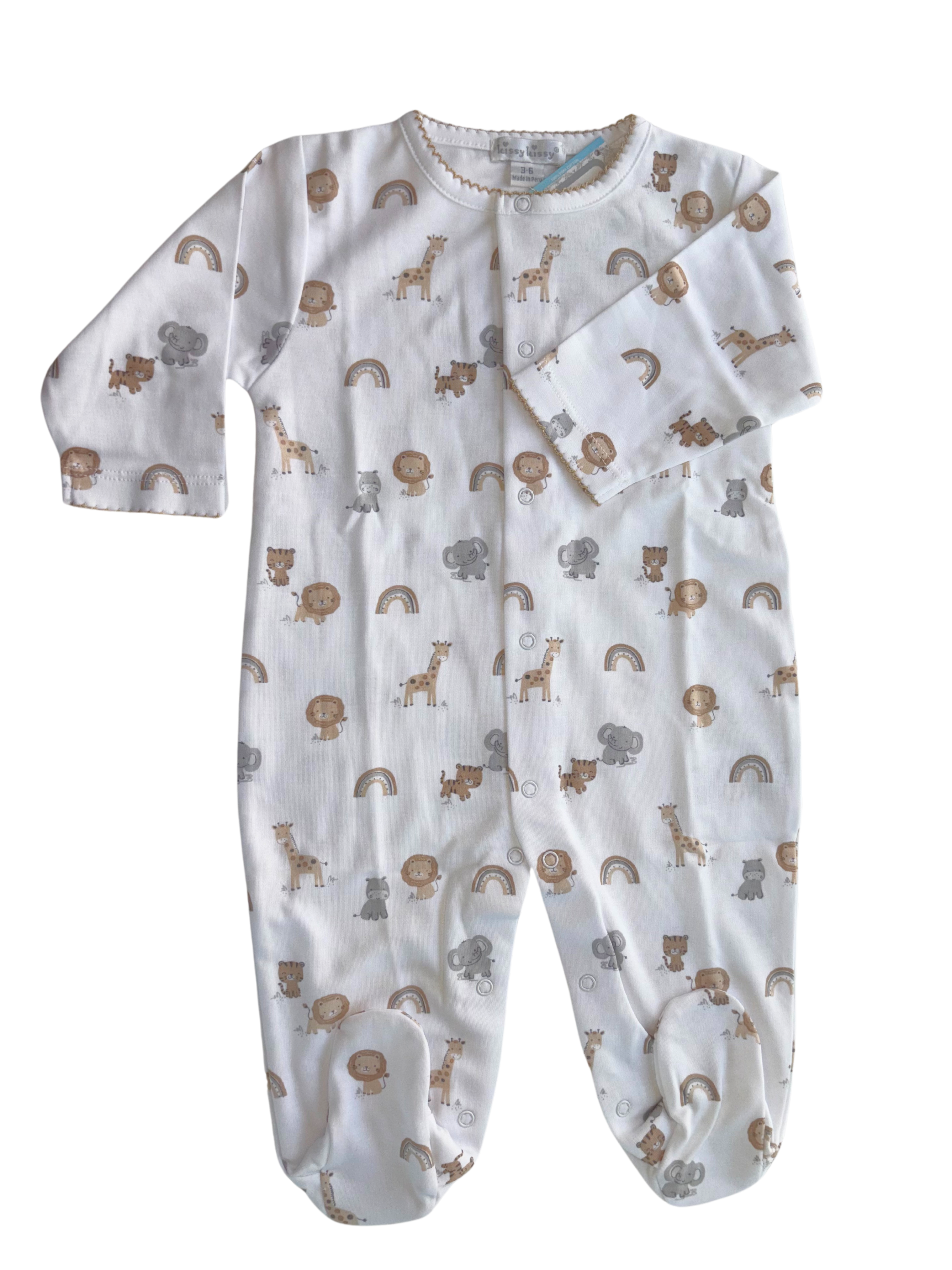 CHILDREN'S APPAREL Baby Onesie in Safari Squad Kissy Kissy