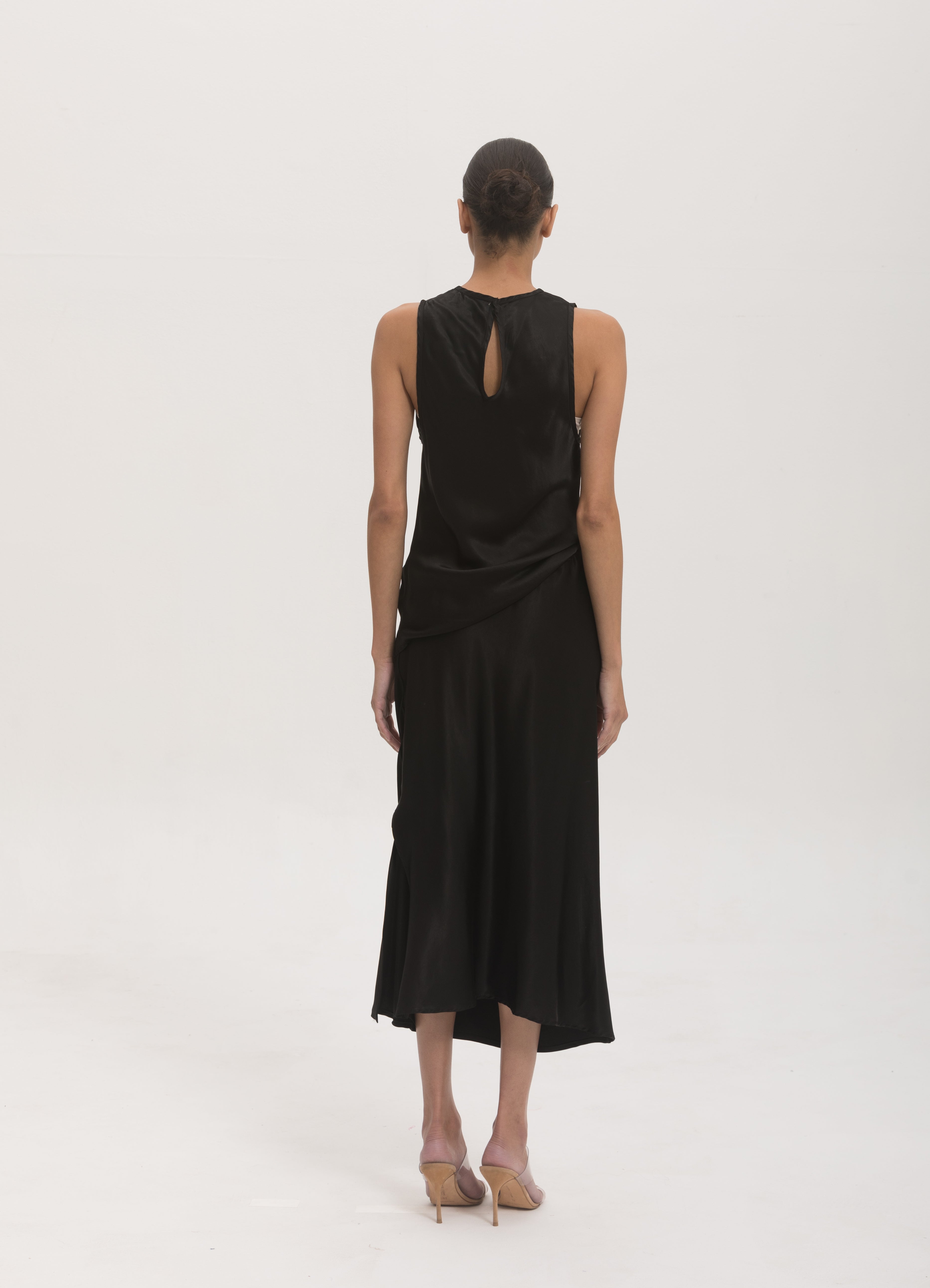 SKIRTS Slip Skirt in Black Cali Dreaming