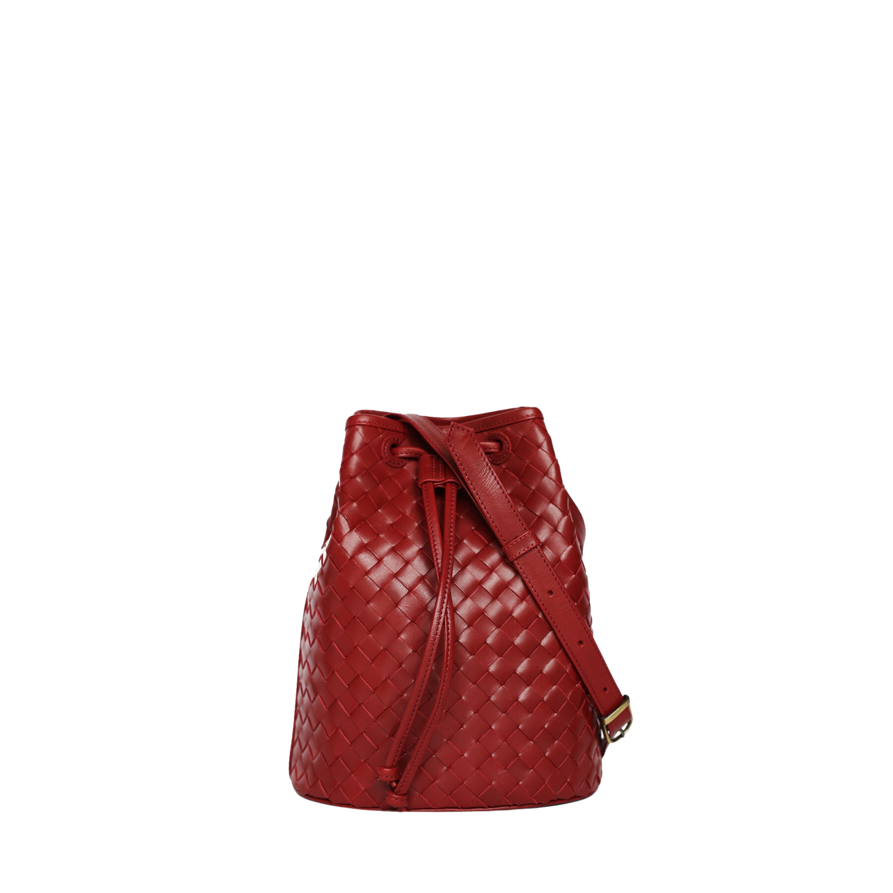 HANDBAGS Adele Bucket Handbag in Rouge Bembien