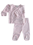 CHILDREN'S APPAREL Baby Crescent Moon Set in Pink Kissy Kissy