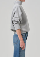 SWEATERS Cara Turtleneck in Heather Grey Citizens of Humanity