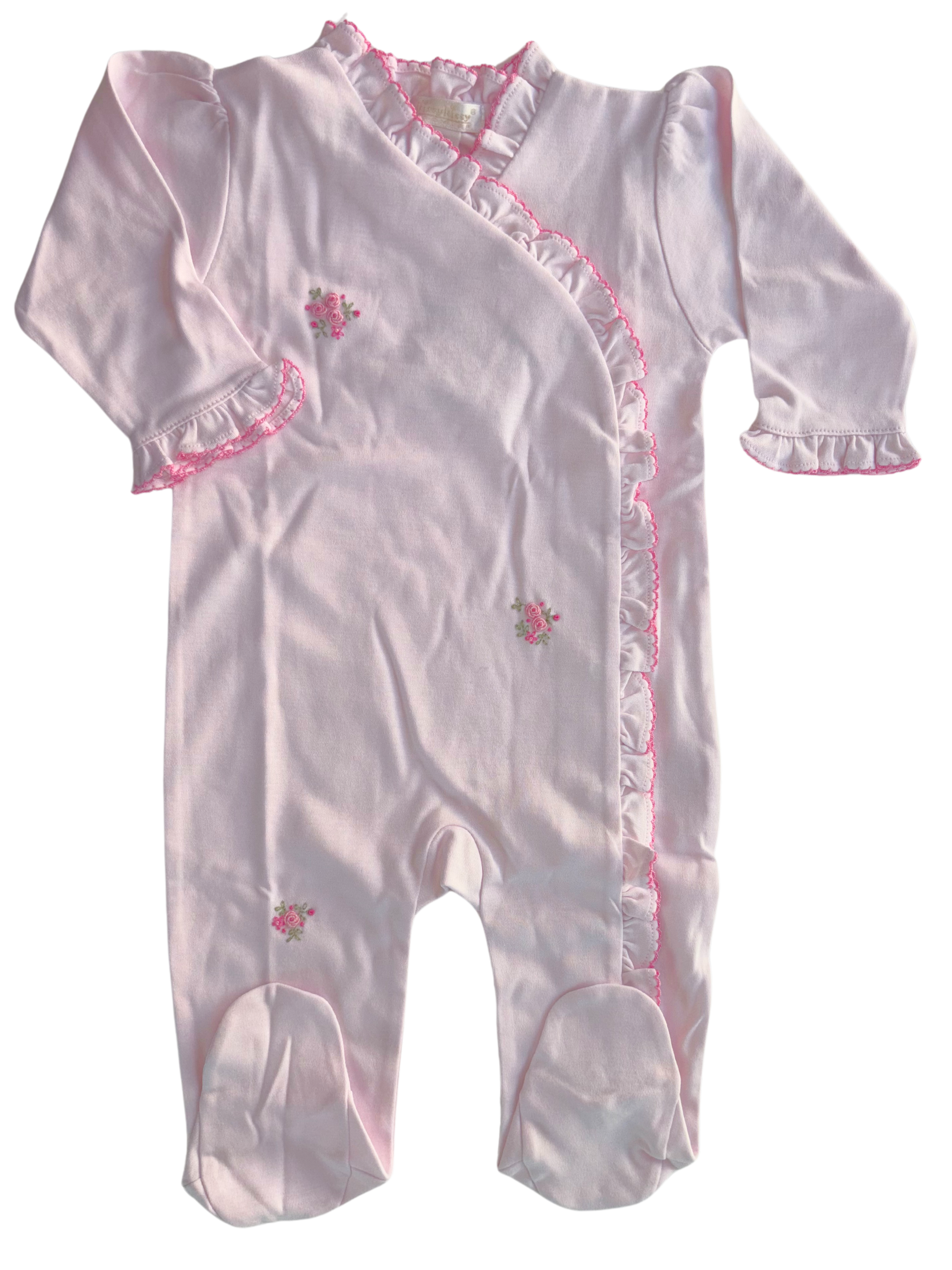 CHILDREN'S APPAREL Baby Onesie in Roses and Blooms Kissy Kissy