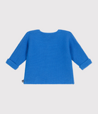 CHILDREN'S APPAREL Baby Cardigan in Electric Blue Petit Bateau