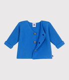 CHILDREN'S APPAREL Baby Cardigan in Electric Blue Petit Bateau