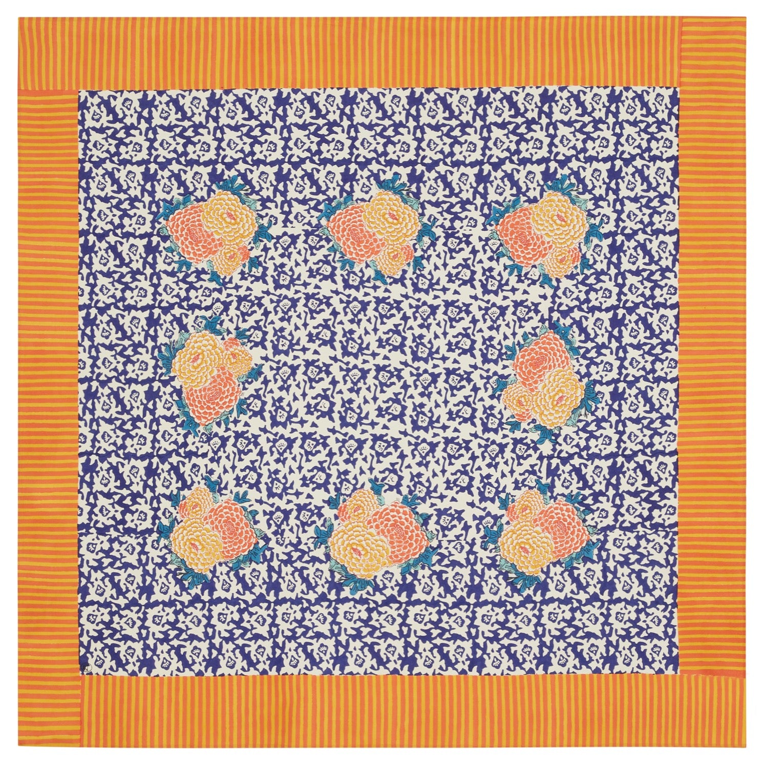 TABLETOP ARABESQUE COROLLA SQUARE TABLECLOTH LISA CORTI