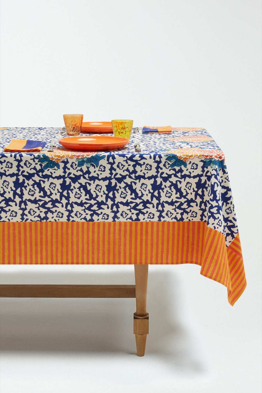TABLETOP Arabesque Corolla Rectangular Tablecloth LISA CORTI