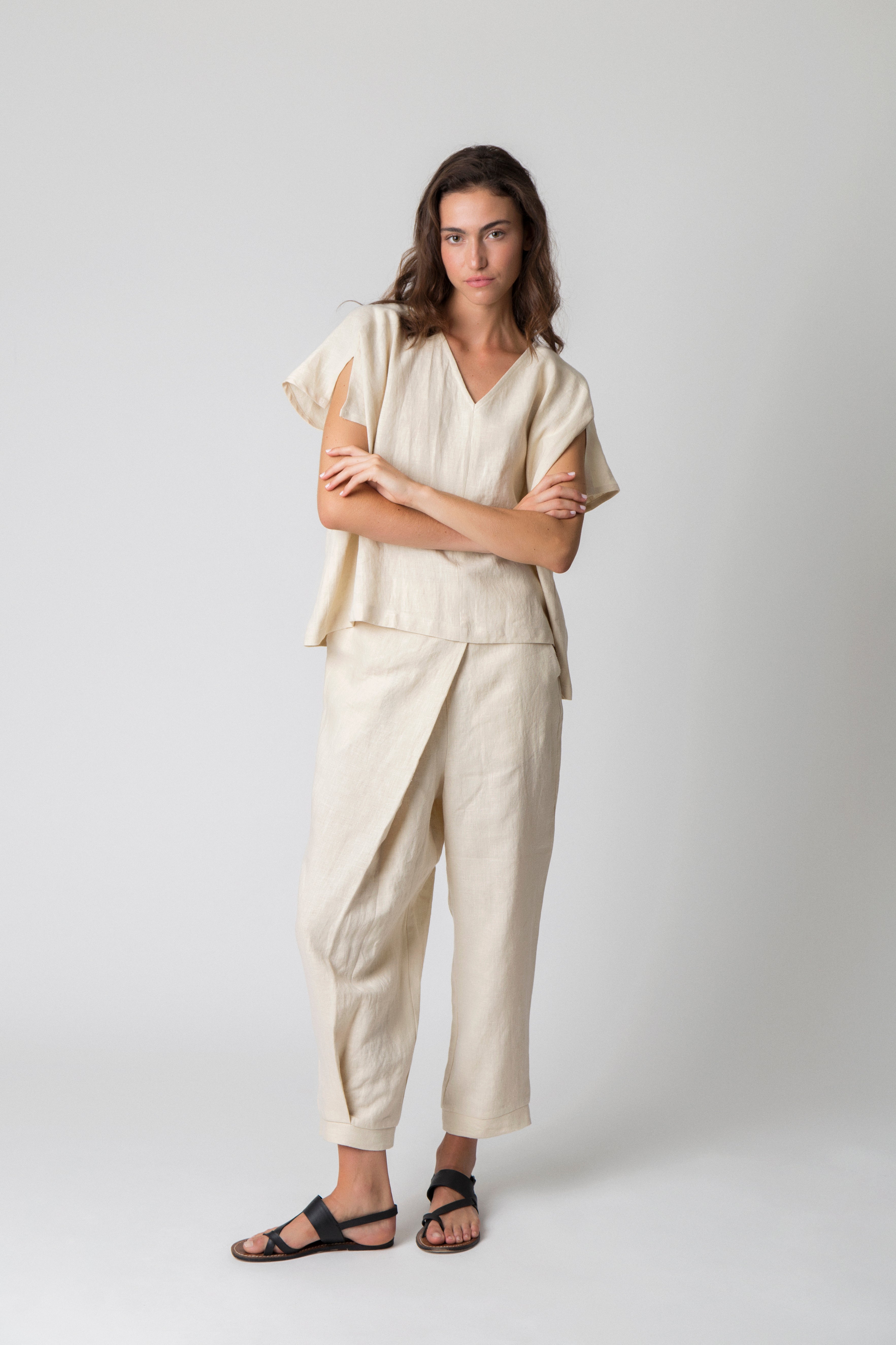 Pants Loess Barrow Pant in Cream Loess