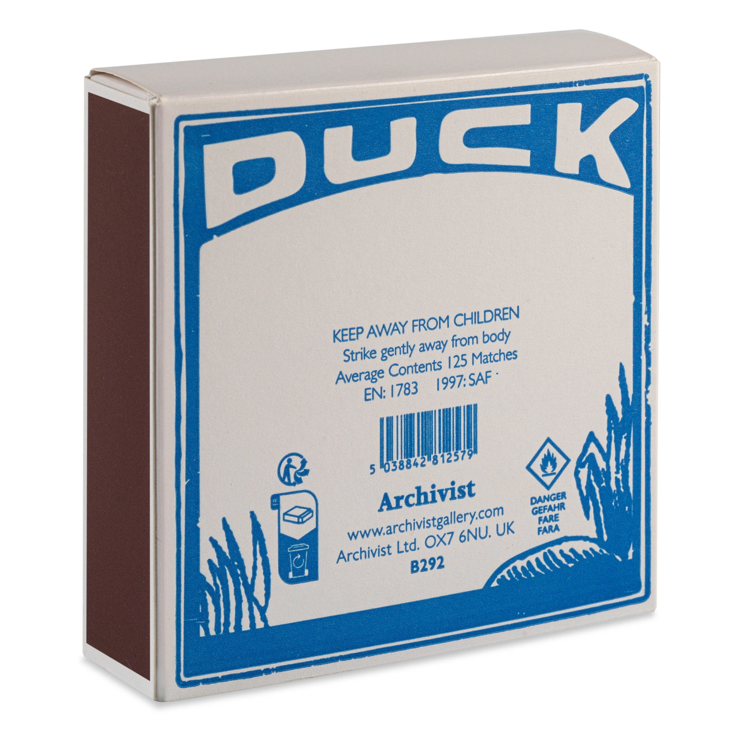 HOME ACCESSORIES Duck - Safety Matches Archivist Gallery