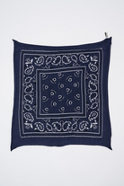  Organic by John Patrick Cashmere Bandana in Navy Serafina