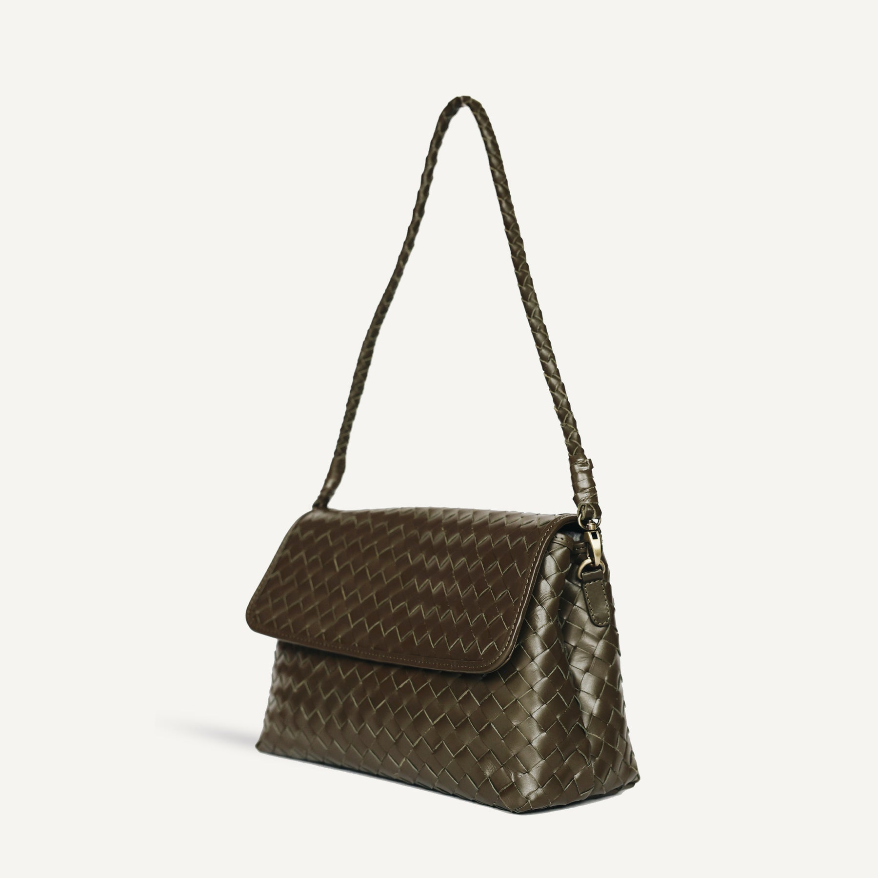 HANDBAGS Madeleine Handbag in Olive Bembien