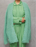 SWEATERS Charlotte's Web Cardi in Spearmint Brazeau Tricot