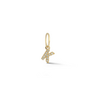 Pendants Dana Rebecca DRD Diamond Letter Charm in Yellow Gold Dana Rebecca