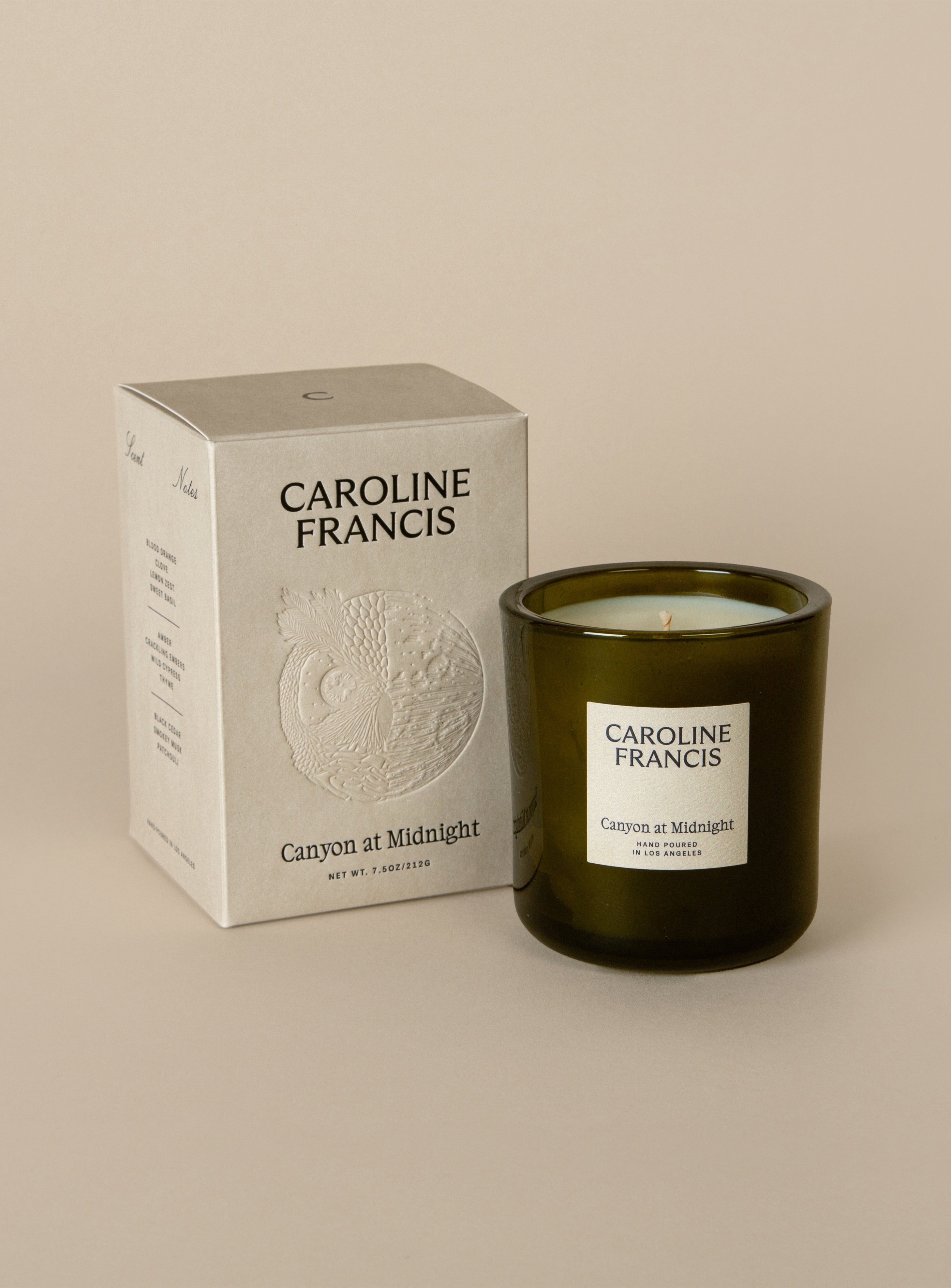 CANDLES/HOME FRAGRANCE Canyon at Midnight Candle Caroline Francis