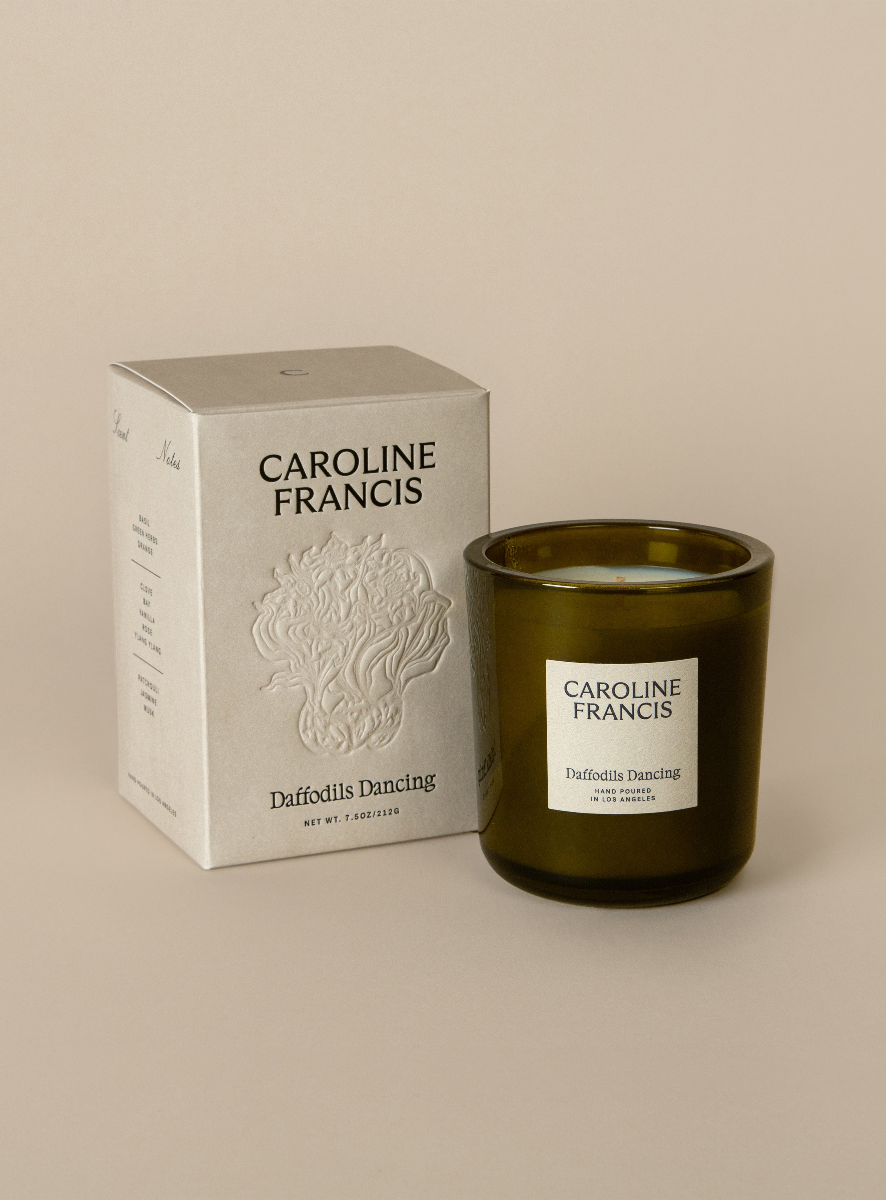 CANDLES/HOME FRAGRANCE Daffodils Dancing Candle Caroline Francis