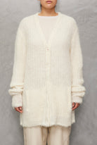 SWEATERS Charlotte's Web Cardi in Creme Brazeau Tricot