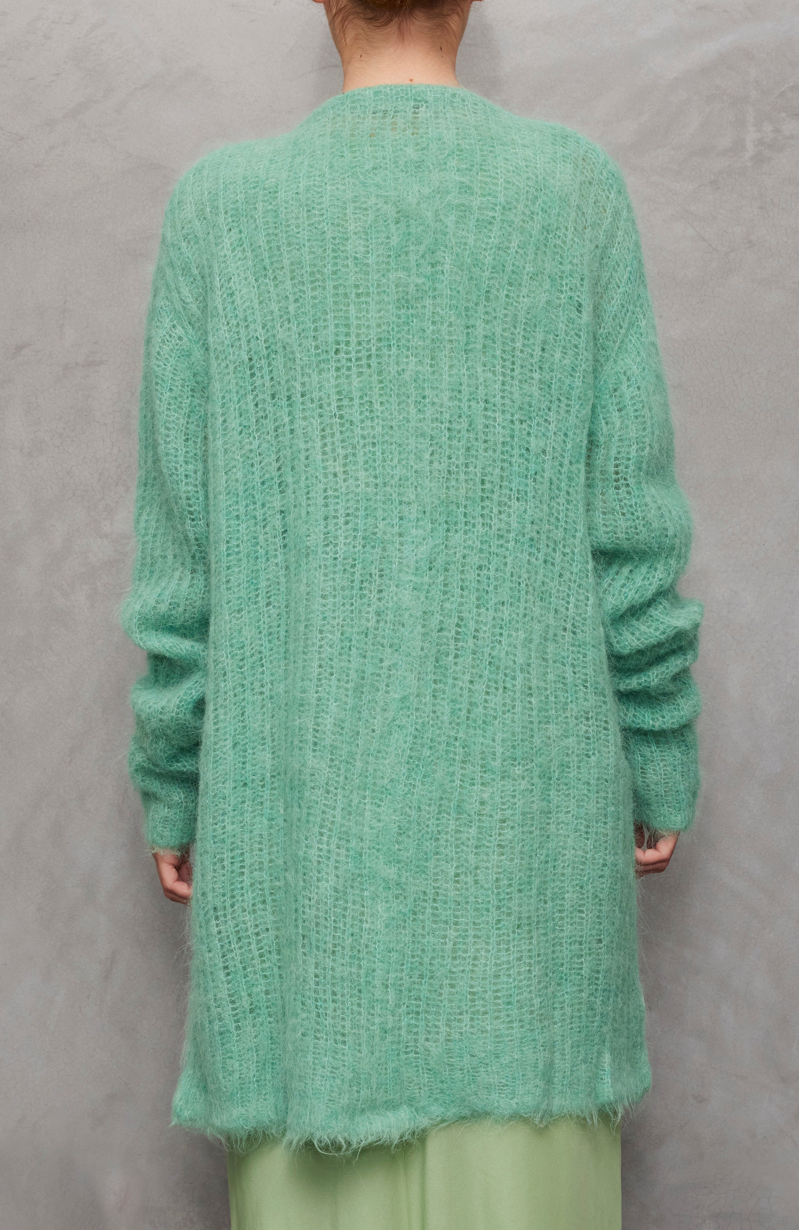 SWEATERS Charlotte's Web Cardi in Spearmint Brazeau Tricot