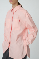 BLOUSES/SHIRTS/TOPS Cotton Poplin Shirt in Clear Pink Stella Nova