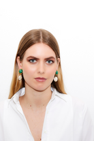 FASHION JEWELRY Diane Earring in Malachite Sylvia Toledano