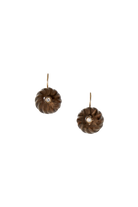 JEWELRY 14K PUMPKIN EARRINGS IN SMOKY QUARTZ MIX Chan Luu