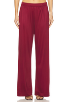 PANTS/SHORTS Liquid Jersey Resort Pant in Ruby Enza Costa